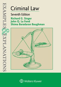 Enlarge image Cover: Examples & Explanations for Criminal Law - Wolters Kluwer Law & Business