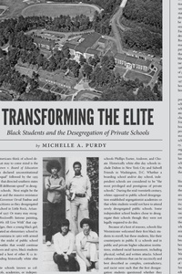 Enlarge image Cover: Transforming the Elite - The University of North Carolina Press