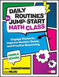 Cover: Daily Routines to Jump-Start Math Class, Middle School - Corwin Press Inc