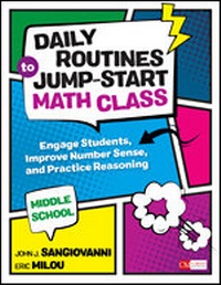 Enlarge image Cover: Daily Routines to Jump-Start Math Class, Middle School - Corwin Press Inc