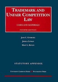 Abbildung von: Trademark and Unfair Competition Statutory Appendix - Foundation Press