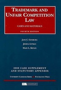 Abbildung von: Trademark and Unfair Competition Law Case Supplement and Statutory Appendix - Foundation Press