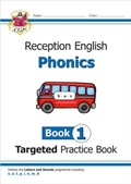 Cover: Reception English Phonics Targeted Practice Book - Book 1 - Coordination Group Publications Ltd (CGP)