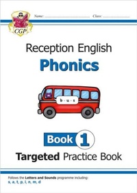 Enlarge image Cover: Reception English Phonics Targeted Practice Book - Book 1 - Coordination Group Publications Ltd (CGP)