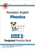 Cover: Reception English Phonics Targeted Practice Book - Book 2 - Coordination Group Publications Ltd (CGP)