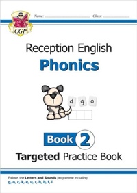 Enlarge image Cover: Reception English Phonics Targeted Practice Book - Book 2 - Coordination Group Publications Ltd (CGP)