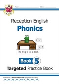 Cover: Reception English Phonics Targeted Practice Book - Book 5 - Coordination Group Publications Ltd (CGP)