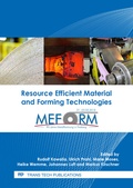 Cover: Resource Efficient Material and Forming Technologies - Trans Tech Publications Ltd