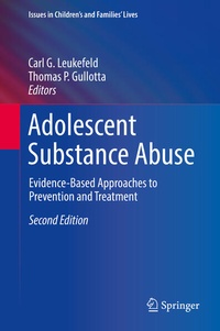 Enlarge image Cover: Adolescent Substance Abuse - Springer