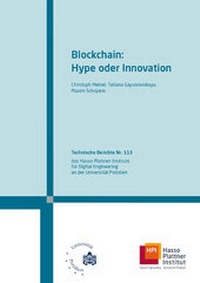 Abbildung von: Blockchain - Universitätsverlag Potsdam