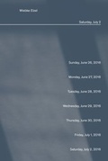 Cover: Sunday, June 26 - Saturday, July 2 - DISTANZ Verlag