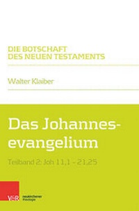 Abbildung von: Das Johannesevangelium - Vandenhoeck & Ruprecht