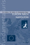 Cover: Europa nach Napol&eacute;on - Brill Deutschland