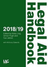 Enlarge image Cover: LAG Legal Aid Handbook 2018/19 - Legal Action Group