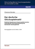 Bild: Der deutsche Gl&uuml;cksspielmarkt - Tectum Wissenschaftsverlag