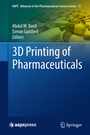 Cover: 3D Printing of Pharmaceuticals - Springer