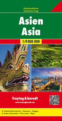Abbildung von: Asien, Kontinentkarte 1:9 Mio., freytag & berndt - Freytag-Berndt und ARTARIA