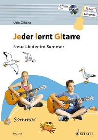Abbildung von: Jeder lernt Gitarre - Neue Lieder im Sommer - Schott Music