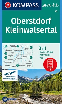 Abbildung von: KOMPASS Wanderkarte Oberstdorf, Kleinwalsertal - KOMPASS-Karten