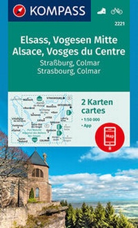 Abbildung von: KOMPASS Wanderkarte Elsass, Vogesen Mitte, Alsace, Vosges du Centre - KOMPASS-Karten