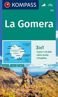 Abbildung von: KOMPASS Wanderkarte 231 La Gomera 1:30.000 - KOMPASS-Karten