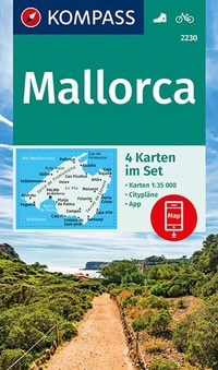 Abbildung von: KOMPASS Wanderkarten-Set 2230 Mallorca (4 Karten) 1:35.000 - KOMPASS-Karten