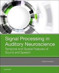 Enlarge image Cover: Signal Processing in Auditory Neuroscience - Academic Press