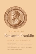 Cover: The Papers of Benjamin Franklin - Yale University Press