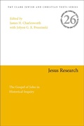 Cover: Jesus Research - T.& T.Clark Ltd
