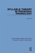 Cover: Syllable Theory in Prosodic Phonology - Routledge