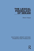 Cover: The Lexical Phonology of Sekani - Routledge