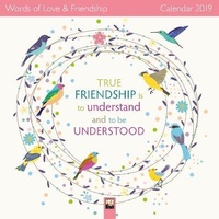 Abbildung von: Words of Love & Friendship Wall Calendar 2019 (Art Calendar) - Flame Tree Publishing