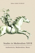 Cover: Studies in Medievalism XXVII - De Gruyter
