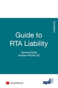 Cover: APIL Guide to RTA Liability - Jordan Publishing