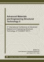 Cover: Advanced Materials and Engineering Structural Technology II - Trans Tech Publications Ltd