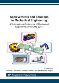 Enlarge image Cover: Achievements and Solutions in Mechanical Engineering - Trans Tech Publications Ltd