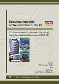 Enlarge image Cover: Structural Integrity of Welded Structures XII - Trans Tech Publications Ltd