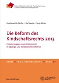 Cover: Die Reform des Kindschaftsrechts 2013 - Budrich UniPress