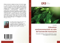 Abbildung von: Education environnementale au sein de l'université marocaine - Éditions universitaires européennes