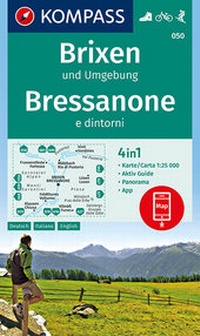 Abbildung von: KOMPASS Wanderkarte Brixen und Umgebung, Bressanone e dintorni - KOMPASS-Karten