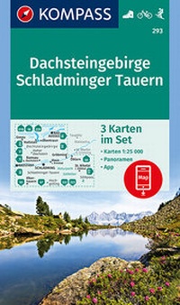 Abbildung von: KOMPASS Wanderkarte Dachsteingebirge, Schladminger Tauern - KOMPASS-Karten