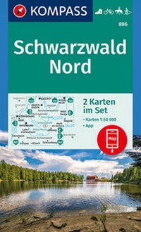 Abbildung von: KOMPASS Wanderkarte Schwarzwald Nord - KOMPASS-Karten