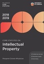 Cover: Core Statutes on Intellectual Property 2018-19 - Palgrave