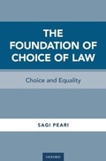 Cover: The Foundation of Choice of Law - OUP eBook
