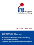 Cover: Evidenzorientierte Qualit&auml;tsentwicklung in der Hochschullehre - Books on Demand