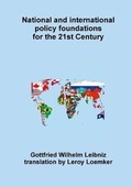 Cover: National and International Policy Foundations for the 21st Century - Lulu.com