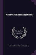 Cover: Modern Business Report List - Palala Press