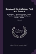 Cover: Slang And Its Analogues Past And Present - Palala Press