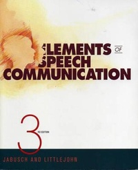 Enlarge image Cover: Elements of Speech Communication - Collegiate Press