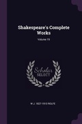 Cover: Shakespeare's Complete Works; Volume 19 - Palala Press